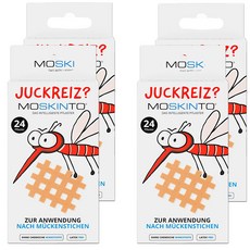 MOSKINTO 魔法格 醫療用貼布 未滅菌 膚色, 24片, 4盒