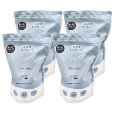 Arnest 洗衣槽清潔劑 540g, 3回分, 附量匙, 可清潔洗衣精留下的殘渣, 除異味, 除霉, 4包