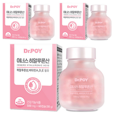 Enus 玻尿酸 30g, 60顆, 3罐