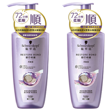 Schwarzkopf 施華蔻 韌芯修護洗髮露 400ml 修護受損髮質, 2瓶