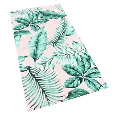 印花浴巾 80*160*1cm SY24, 葉子, 1個