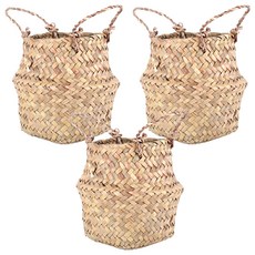 Morningscent 藤籃花盆蓋, 混色, 3個