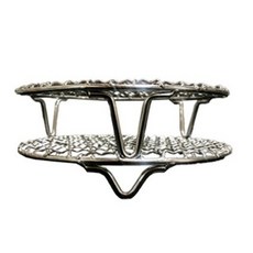 Saeroimall 不鏽鋼氣炸鍋支撐網 2XL 1層 + 2層 + 迷你夾, 單一顏色, 1套