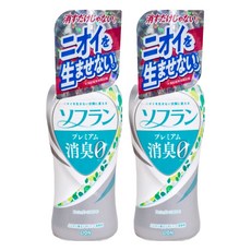 LION 獅王 Soflan 消臭衣物柔軟精 550ml, 有效抗靜電 預防花粉, 清爽果香, 2瓶