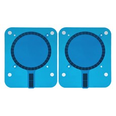 自然公園 Magsafe 釹磁鐵貼紙適用於 iPhone 13 雙面, 2個, 銀色