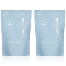더모티브 리프레싱 풋샴푸 리필 400ml, 1개입, 2개
