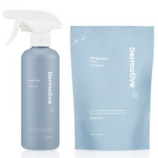 더모티브 리프레싱 풋 샴푸 본품 400ml + 리필 400ml, 1세트