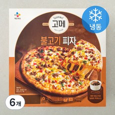 고메 불고기 피자 (냉동), 405g, 1개입, 6개