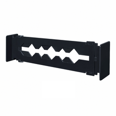 E.dot 加長伸縮分類收納分隔板 黑色 抽屜分隔收納, 32.5 x 8.8 x 5.2cm, 1個