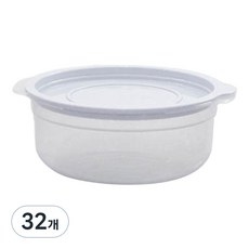 가쯔 심플쿡 냉동밥 전자렌지용기 라이트그레이, 32개, 600ml