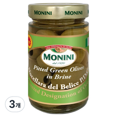 모니니 그린올리브 씨 없는 것, 300g, 3개