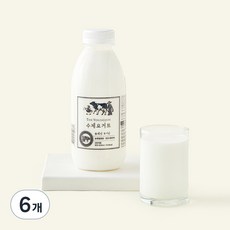 영준목장 수제 요거트 무가당 플레인, 500ml, 1개입, 6개