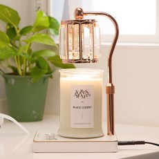 Candle Department Store Elsa融蠟燈 + 大豆蠟燭 750g 套組, 黑櫻桃, 1個