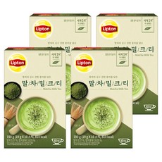 립톤 말차 밀크티, 19g, 10개입, 4개