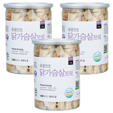 펫푸드궁 대용량 160g, 닭가슴살 트릿, 3개