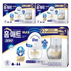 홈매트 리퀴드 알파 플러스 모드형 모기 훈증기 + 리필 2p, 29ml, 3세트