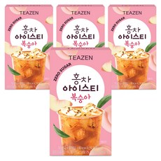 TEAZEN 紅茶冰桃10p, 4個, 10入