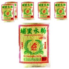 同正 埔里水粉，Q中帶勁、滑溜爽口，精品配製、營養衛生, 400g, 6包