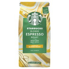 STARBUCKS 星巴克 黃金烘焙咖啡豆, 未研磨, 200g, 1包