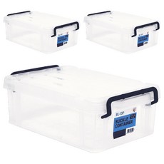 아이리스 하이엔드 버클 리빙박스 BL시리즈, 투명, 12.1L, 3개