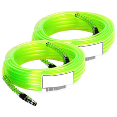 KPC 타카호스 형광 임팩호스 콤프레샤에어 10mm x 6mm x 10m, 2개