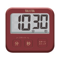 TANITA 塔尼達 電子計時器 TD408, 紅色, 1個