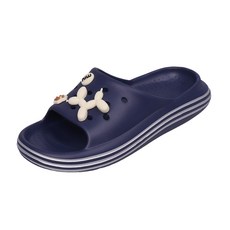 U.SEVEN 男女通用 DM Halo 拖鞋, 海軍藍, 265