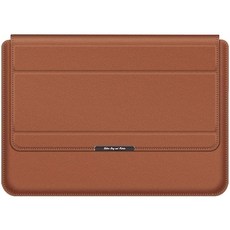 다루미 맥북에어 그램 스탠드 가방, 브라운, 1개