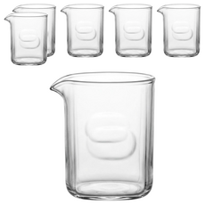 Ocean Glass 雙指公杯 255ml 6個, 透明, 1組