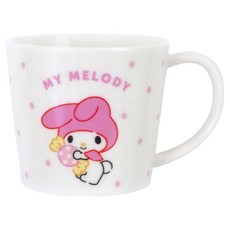 kanesho 金正陶器 陶瓷馬克杯, My Melody 白色, 1個
