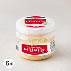 가나 다진마늘 페트병, 250g, 6개