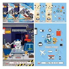 YOUNG ART 男童用國小8格國語筆記本, 隨機出貨, 20個