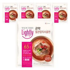 라이틀리 곤약 얼큰양지사골면 2인분, 424g, 5개