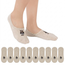 Si Ner socks 女款USA小熊船型襪
