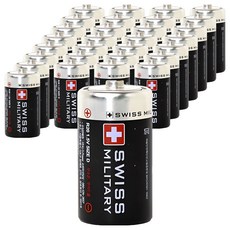 SWISS MILITARY D型錳電池, 2入, 24個