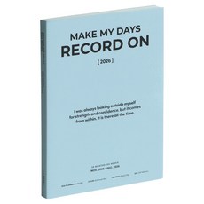 ICONIC 2026 Record On 自由週計畫 B6 手帳 行事曆 日程本, 1個, 02 CLOUDY BLUE