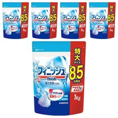 finish 洗碗機專用餐具小蘇打洗滌粉 0561, 1kg, 5包