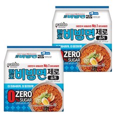 Bibimmen 韓國乾拌麵Zero Sugar 120g, 8包