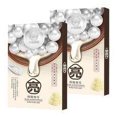 MY SCHEMING 我的心機 大地農潤 極潤鮮萃珍珠雪耳嫩白面膜 柔嫩膚感 親膚舒適 植物纖維膜布, 5片, 2盒