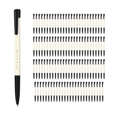 자바펜 e 오피스 볼펜 0.7mm, 블랙, 108개