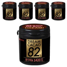롯데웰푸드 드림카카오 82%, 86g, 5개