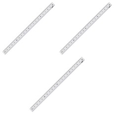 롭다 아크릴스틱자 20cm, PURE, 3개