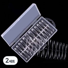 달모아 셀프 연장 네일팁 240p, 스텔레토, 2개