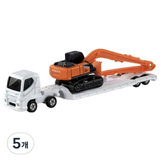 TOMICA 143日立建設機械超大型挖掘機 ZX210-7 SLF與運輸車模型, 5個, 詳見商品頁面