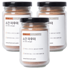 프롬벳 반려동물 소간 파우더 영양제, 100g, 눈물개선/눈건강, 3개