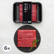 횡성한우 양지 1+ 등급 국거리용 (냉장), 300g, 6개