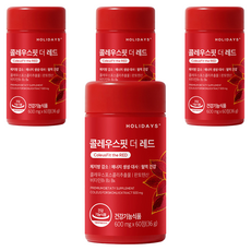 홀리데이즈 콜레우스핏 더 레드, 60정, 4개