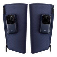 오아 레그스파 EMS 종아리 마사지기 공기압 저주파 다리 안마기, OMSG-016NV, 퍼플