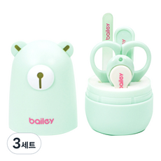 Bailey Bear 指甲護理 4 件套, 混色, 3組