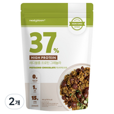 레디블룸 프로틴 그래놀라 피스타치오 초코 저당 두바이초콜릿 시리얼, 2개, 160g